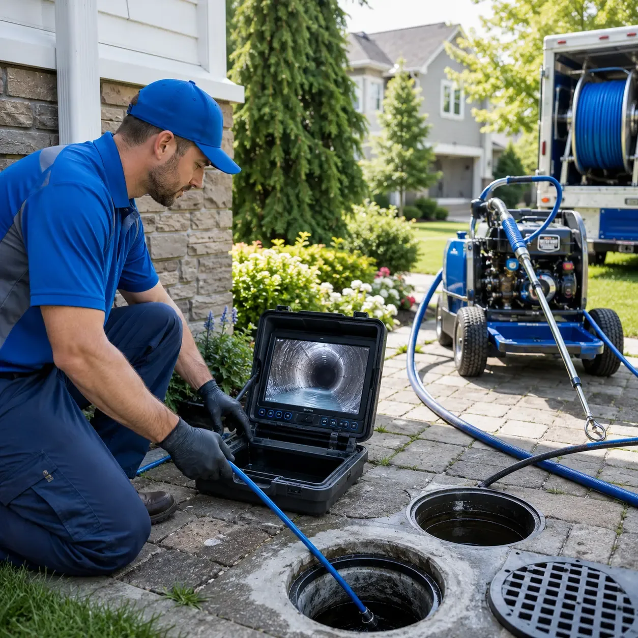 Outdoor drain cleaning professionals serving Clarksville, MO