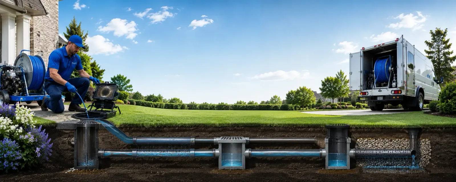 Outdoor drain cleaning information for Clarksville, MO